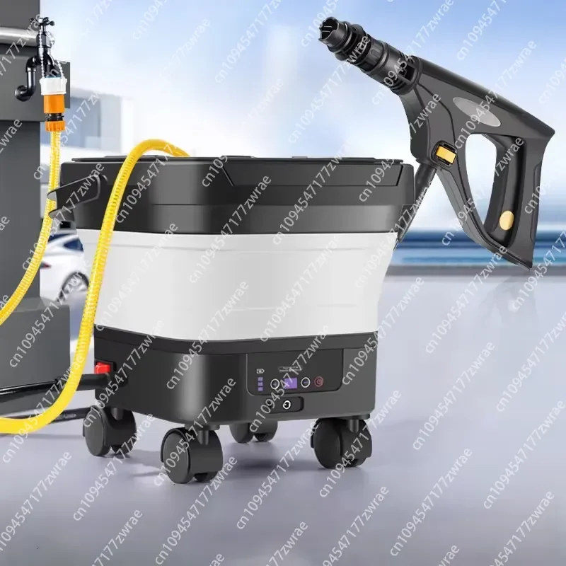 20000mAh Folding Outdoor Car Wash Water Gun High-Pressure Car Wash Machine High Power Multi-Function Wireless Cleaner