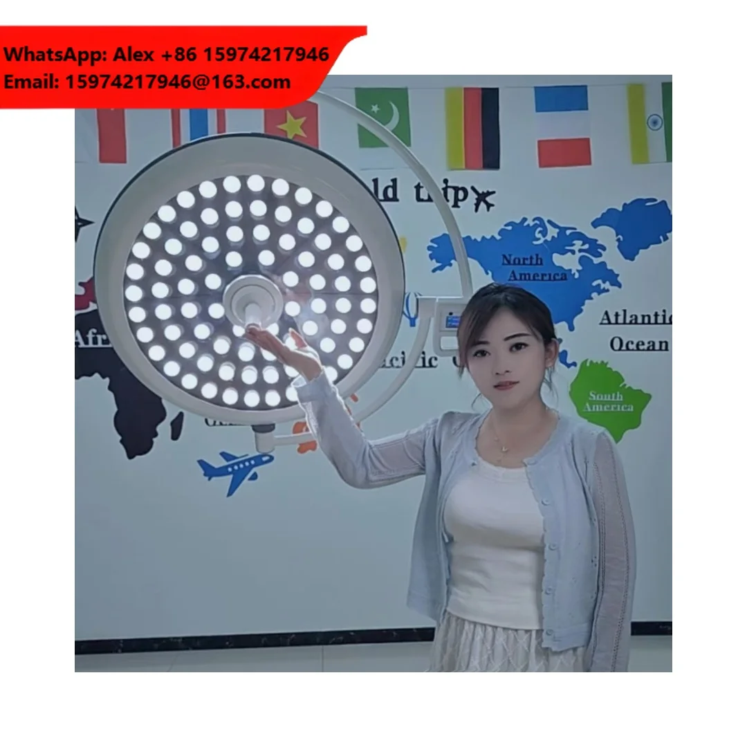Medical Operating Room Pet Oral Plastic Surgery Suspended Mobile LED Halogen Single Head Double Head Surgical Shadowless Lamp