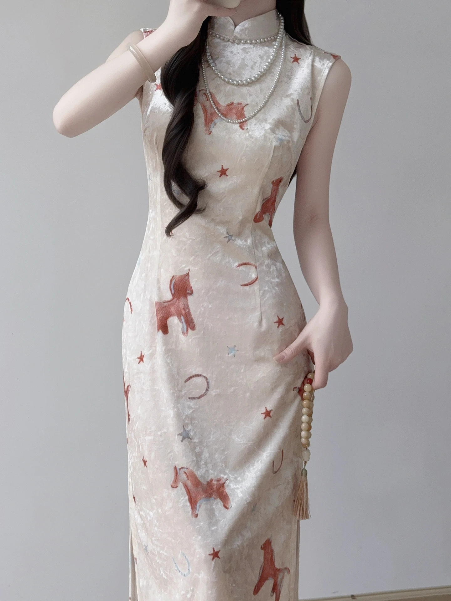 

Новое элегантное летнее платье Ting Yue Ling 2026 года, приталенное, в китайском стиле, для молодых женщин, на каждый день