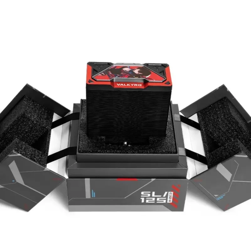 Suitable for, Black ARGB Twin Tower Air-cooled CPU Desktop Fan Radiator