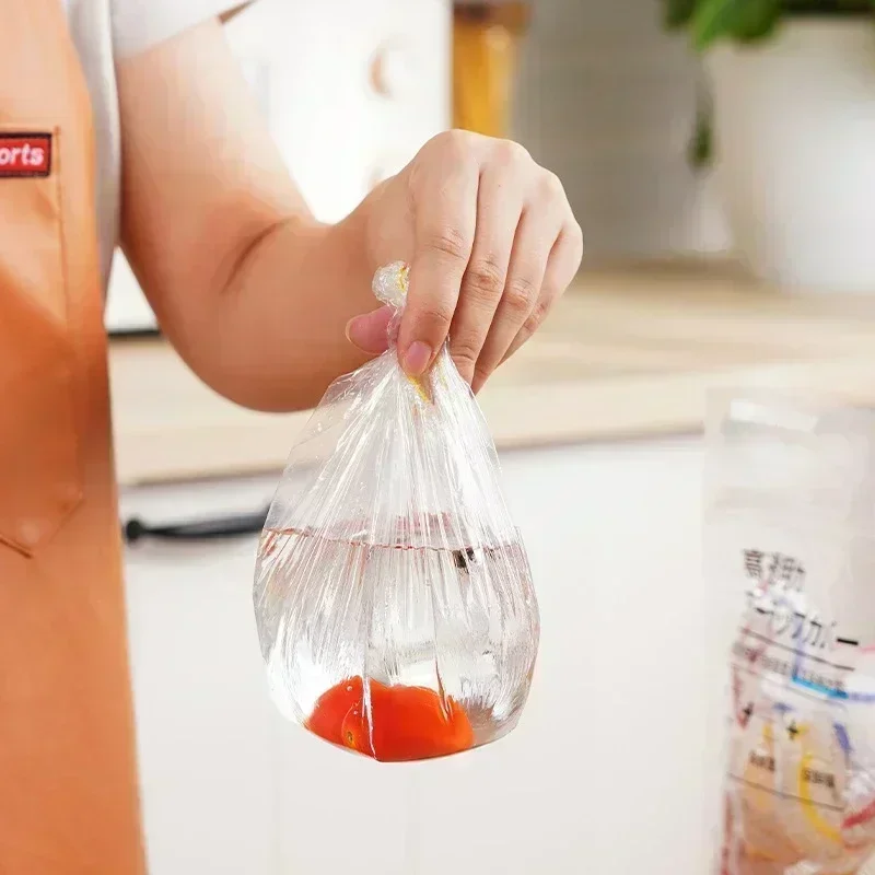 Food Bags Fruit and Vegetable Plastic Wrap Storage Bag Food Grade Preservation Storage in the Kitchen Home Accessories Cover