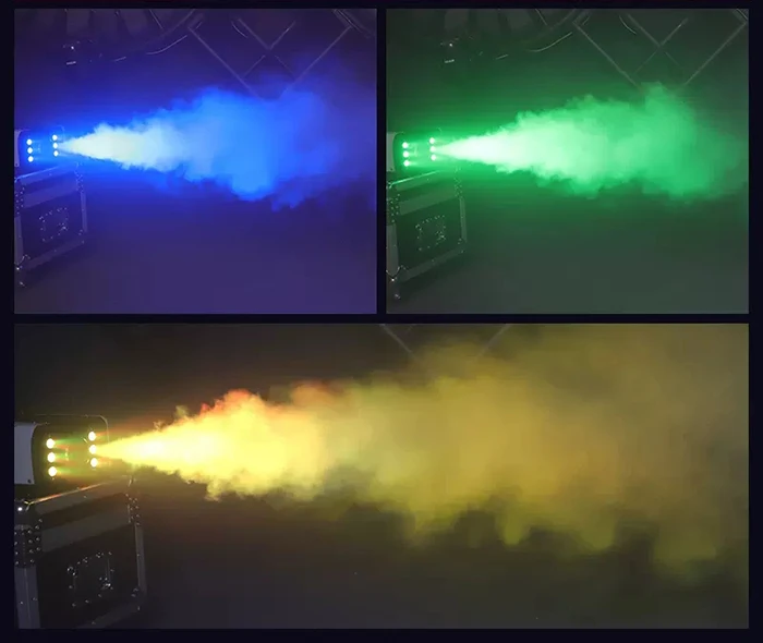 1500 W DMX RGB Nebelmaschine mit kabelloser Fernbedienung, LED-Nebelmaschine, DJ-Lichter, Disco-Beleuchtung, Bühne – Detail 7