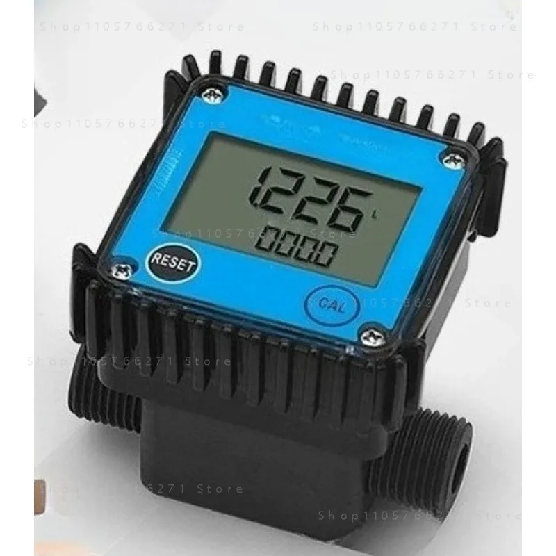 For 1pcs K24 Micro Flow Digital Display Gear Flow Meter  for Diesel Oil Hydraulic Oil Soy Oil Water