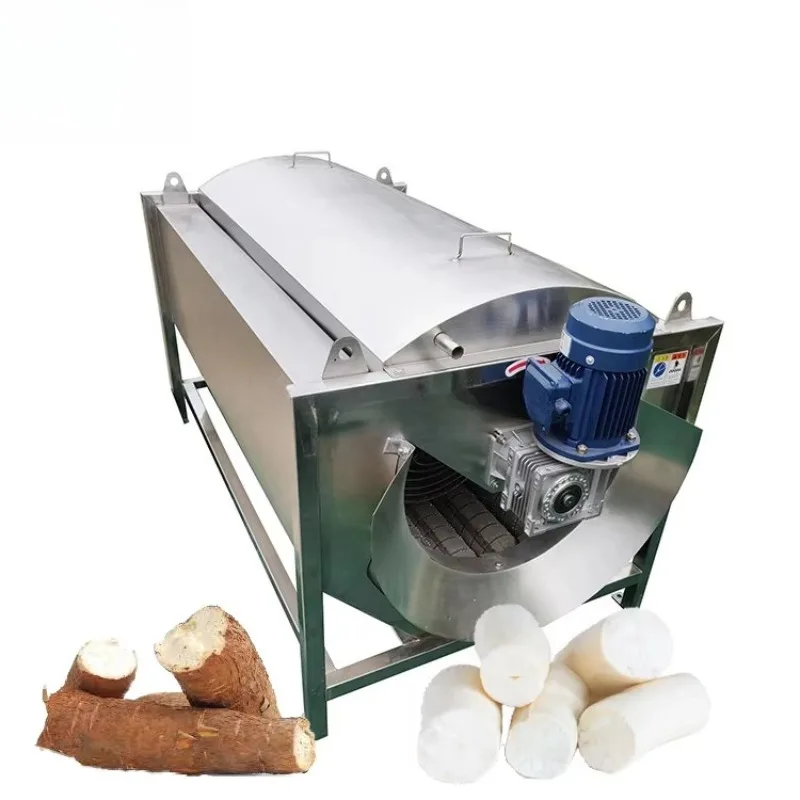 Automatic Cassava Skin Peeling Machine Cassava Peeler Commercial Stainless Steel for Cassava Starch Production OME