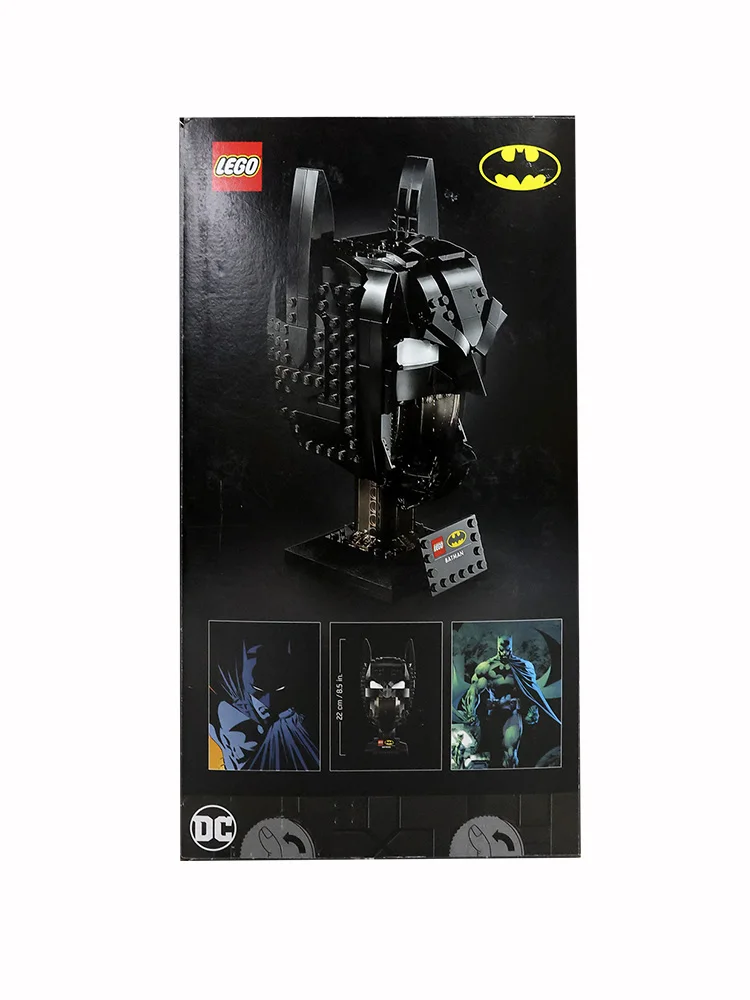 LEGO 76182 Super Heroes DC Batman: Batman Cowl Collectible Cowl Building Kit for Adults; LEGO Batman Mask Model