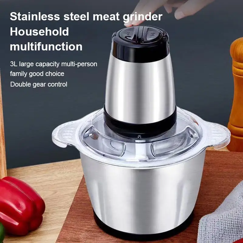 

home multi-function stainless steel electric meat grinders mixer portable blender Food Processors Chopper Slicers