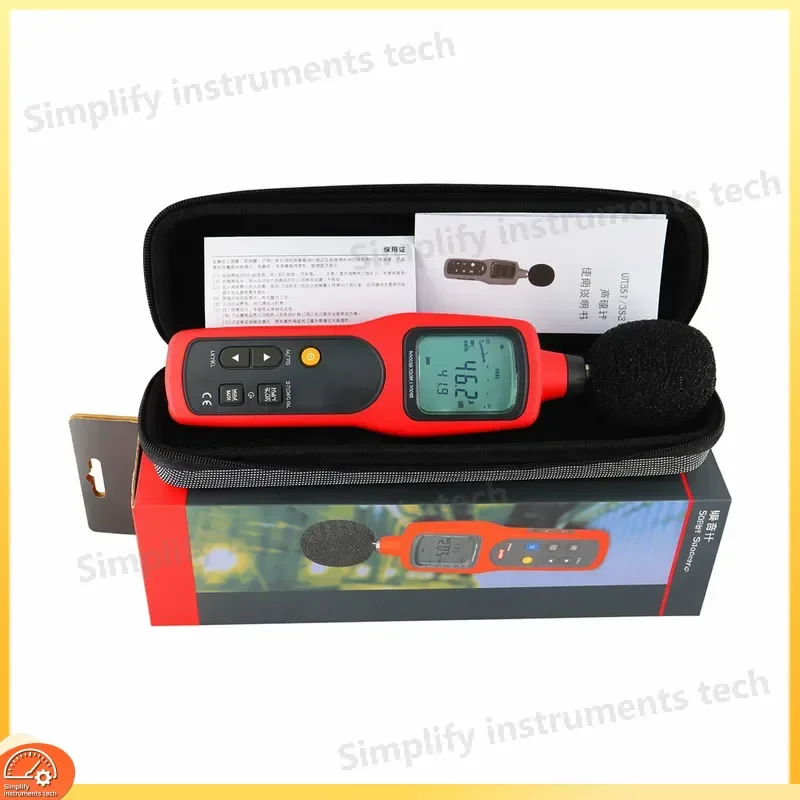 Handheld Sound Level Meter Digital Noise Meter UT351 UT352 High Precision Decibel Meter for Home Laboratory Industrial Use