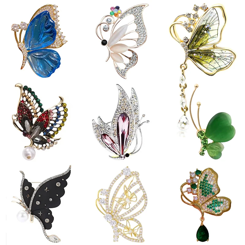 Delicate Butterfly Brooch for Women Men Lovely Insect Brooches Pins Jewelry Accessories Party Gifts 2025 Trend Cool Thing