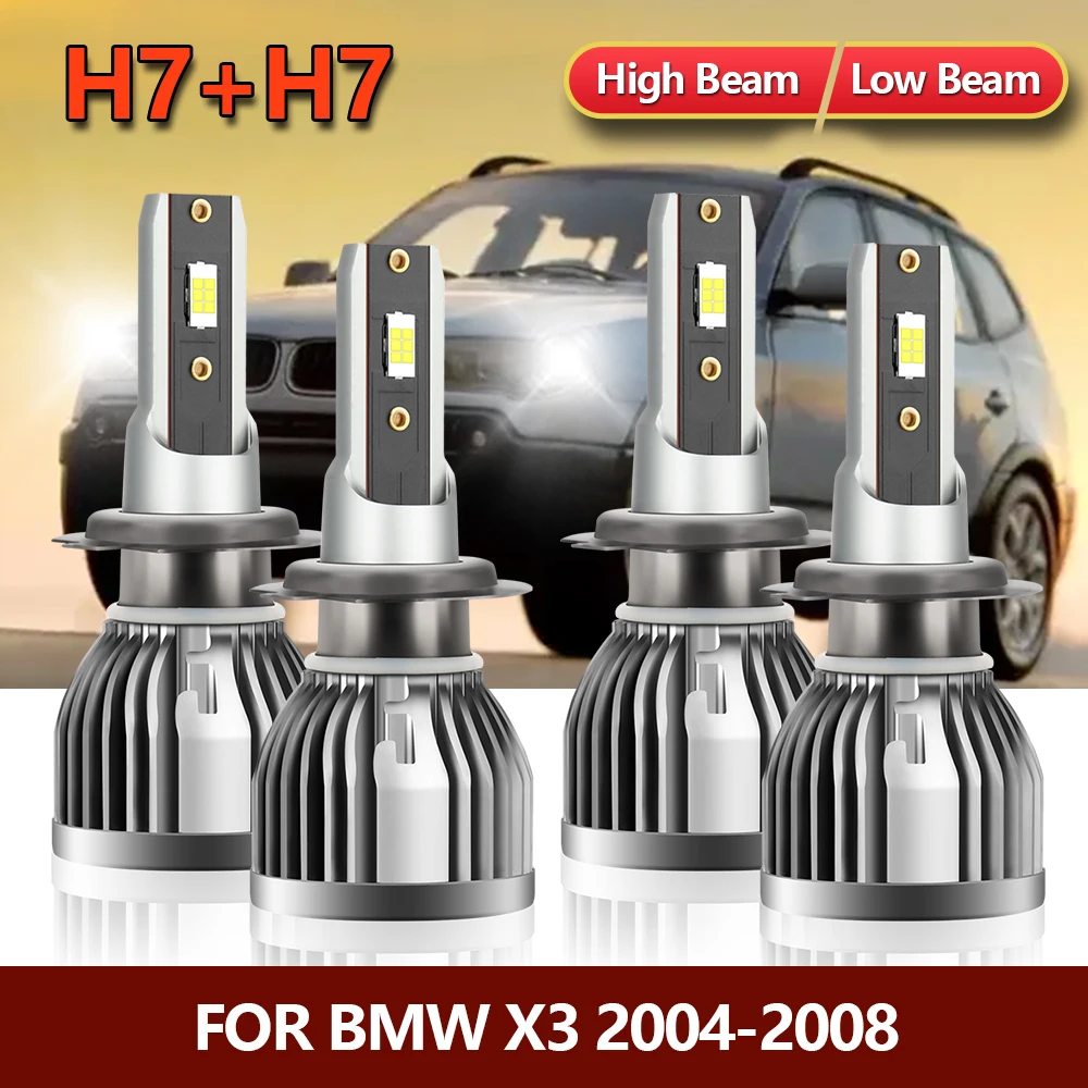 

4 шт., автомобильные лампы для BMW X3, 2004, 2005, 2006, 2007