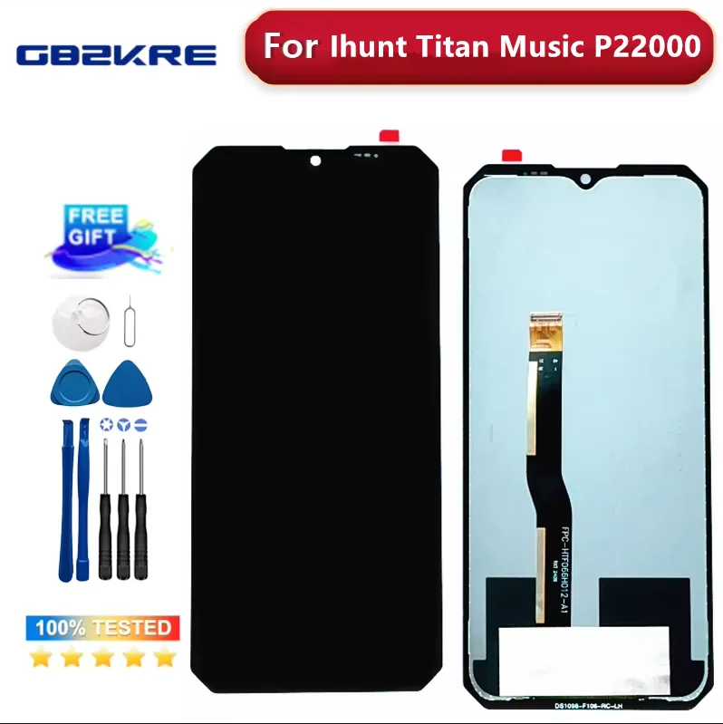 New For Ihunt Titan Music P22000 LCD Display Touch Screen 100% Tested Assembly Digitizer Replacement Titan P22000 LCD Screen