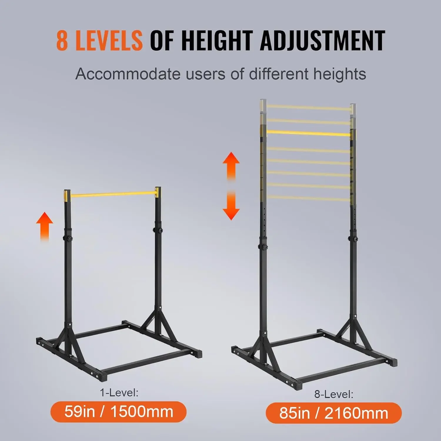 Barbell Power Racks Pull up Bar Multi-Function Push up Stand Home Gym Fitness Equipment,Strength