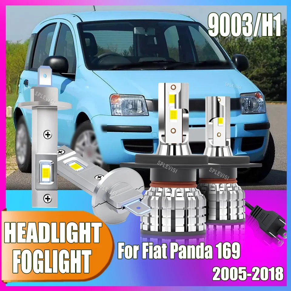 

160w 240w LED Headlight Foglamp Kit – Enhanced Fog Penetration For Fiat Panda 169 2005 2006 2007 2008 2009 2010 2011 2012-2018
