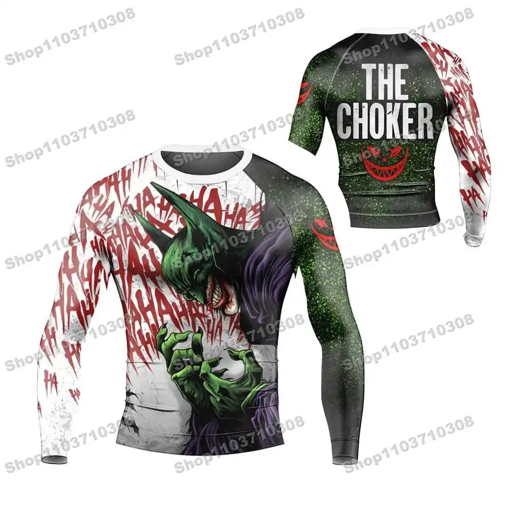m31th Various mythical heroes Long Sleeve Jersey Beach Shirts Swimwear Diving Gym Shorts MMA BJJ Men Jiu Jitsu Fitness Sets