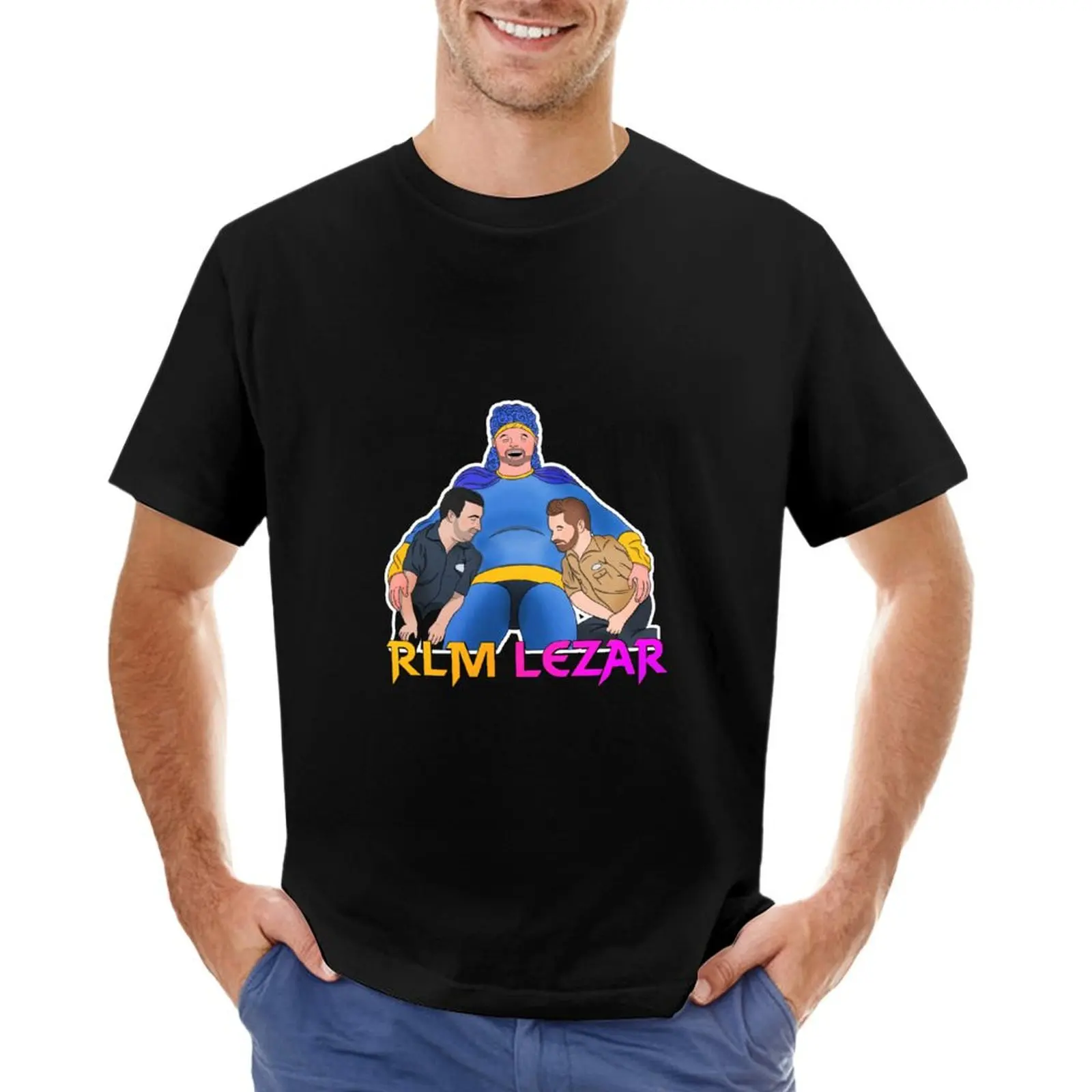 

RLM Lezar (Transparent Background) T-Shirt sweat graphic tee shirt plain black t shirts men