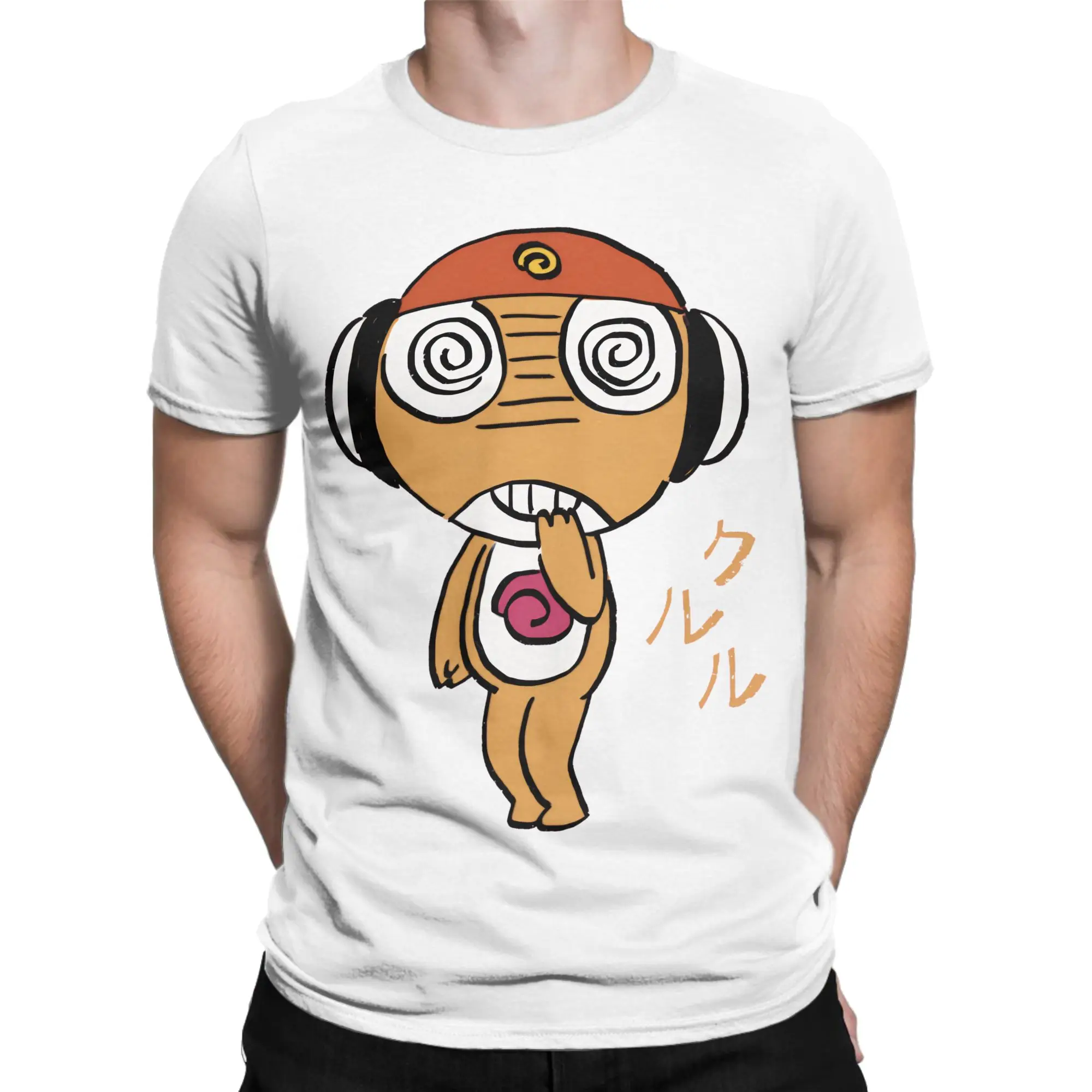 Cute Kururu Sgt Frog Keroro Men Women's T Shirts  Fashion Tees Short Sleeve Crew Neck T-Shirt 100% Cotton New Arrival Tops