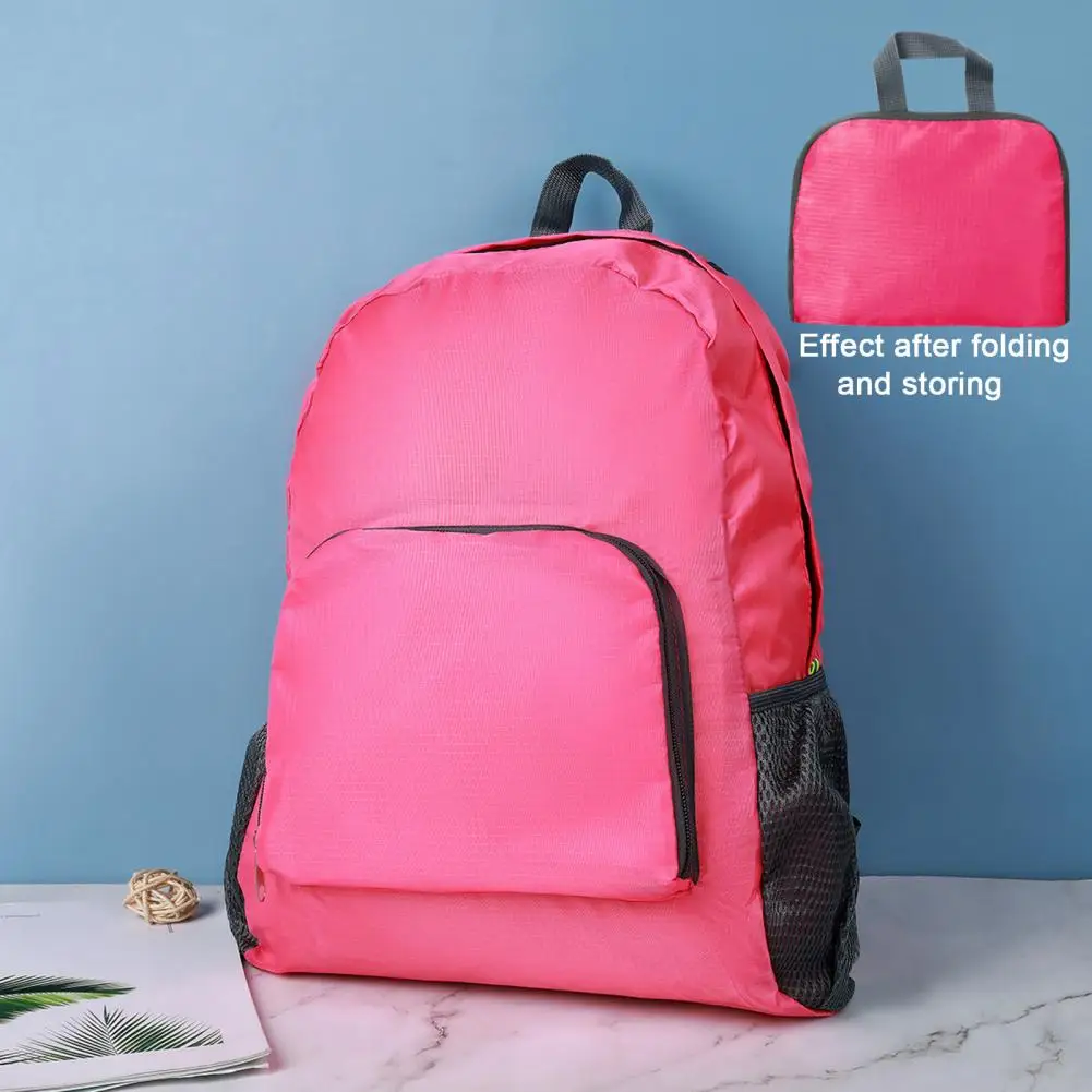 Space-saving Foldable Backpack Lightweight Waterproof Travel Backpack with Multiple Pockets for Climbing Hiking Business Unisex