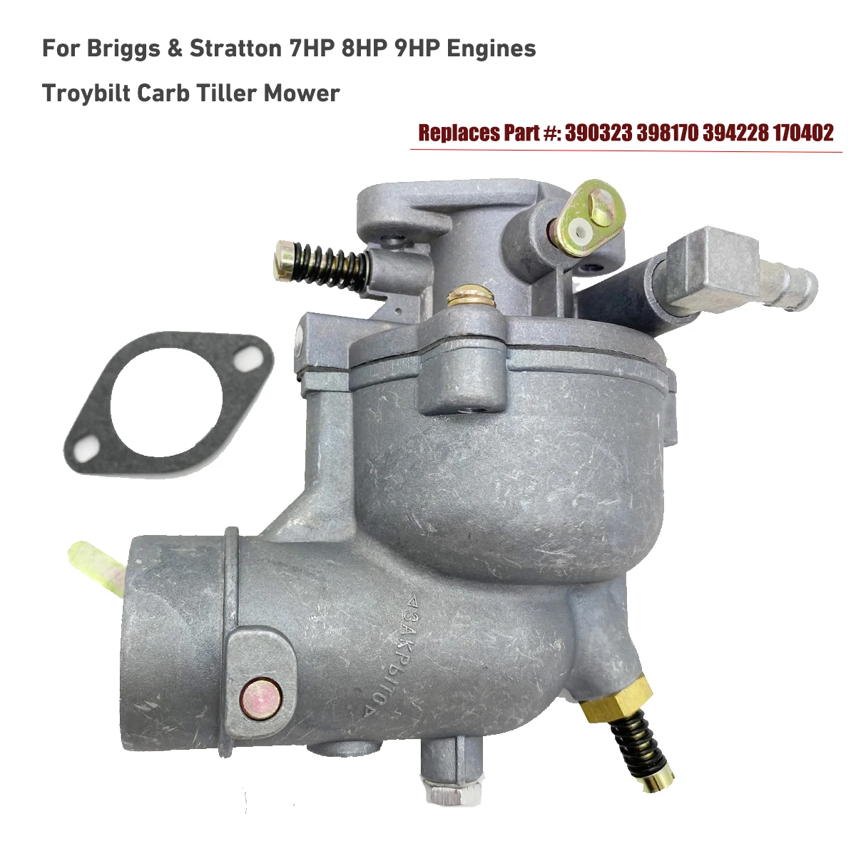 

Для Briggs & Stratton 394228 390323 398170 170412 170402 195432 195437 Карбюратор 7HP 8HP 9HP Troybilt Карбюраторная косилка