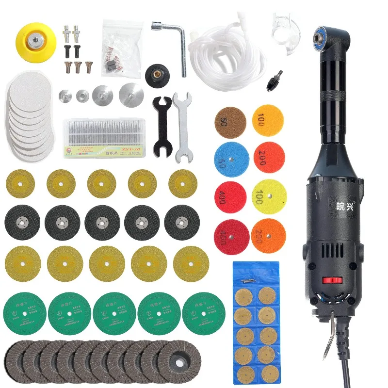 90 Degree Electric Elbow Grinder Multifunction Polishing Machine Mould Polishing Tile Seam Carving Elbow Grinding