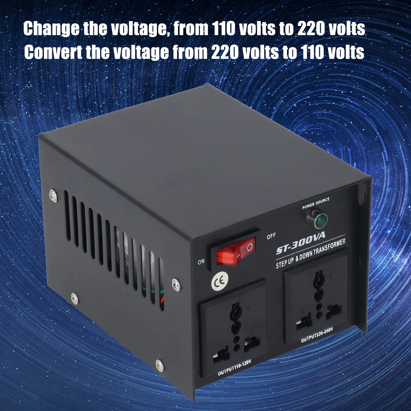 300W Step Up Buck Step Up Transformer 300W Heavy Duty Voltage Converter Voltage Converter