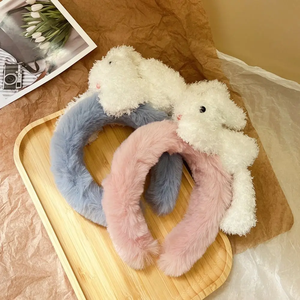 

Cute Hair Artifact Cloth Makeup Headband Bear Width Hair Hoop Cartoon Headband Women Hair Accessories Wash Face Hair Band