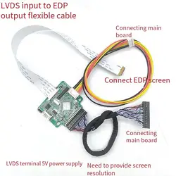 LVDS to EDP signal drives the extension line 1920*1080 K1 and the screen changing adapter 1366*768 can be 5V or 3V decoding deck