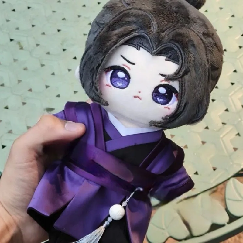 Anime Mo Dao Zu Shi MDZS Jiang Cheng Handsome Boy 20cm Plush Cotton Stuffed Body Dress Up Clothes Cotton Toys Cosplay Gift