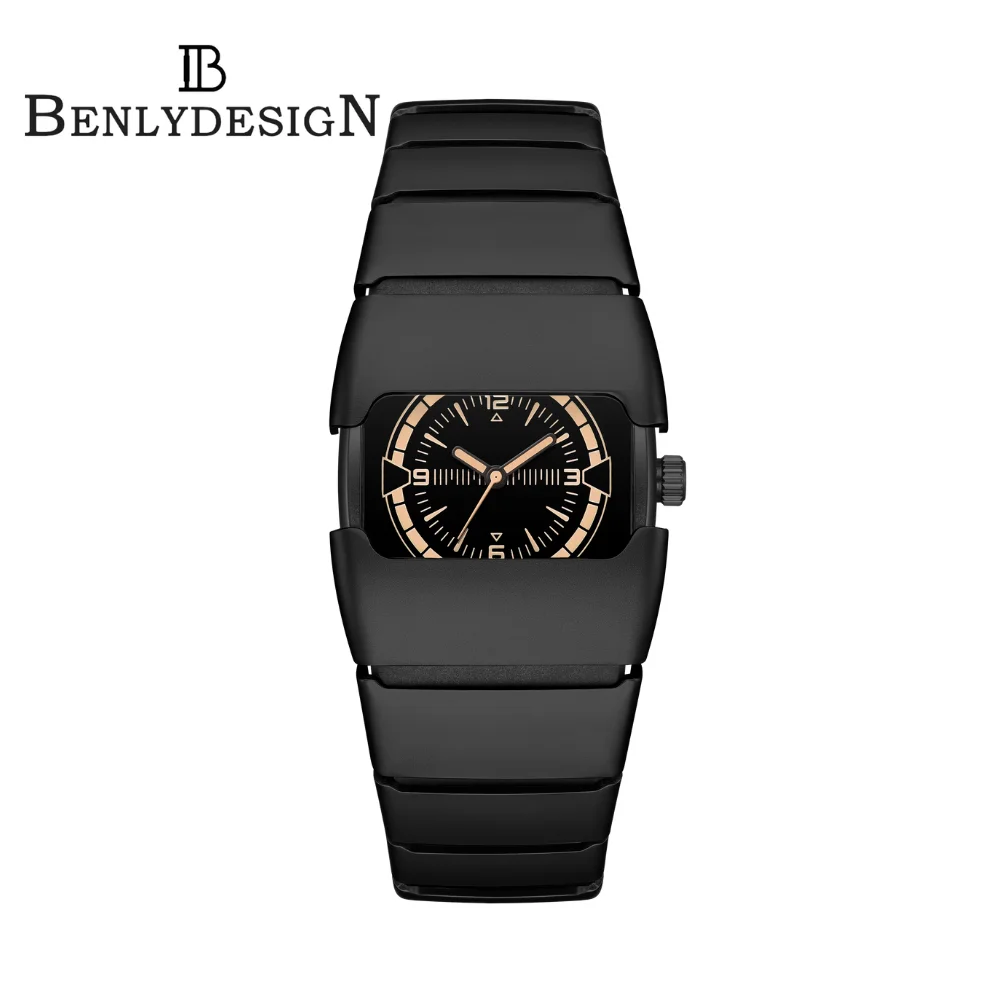 BENLYDESIGN Unique Metal Watches Retro-futuristic Watches For Men Punk Style Fashion Electronic Trendy Stylish Y2K  Super cool f