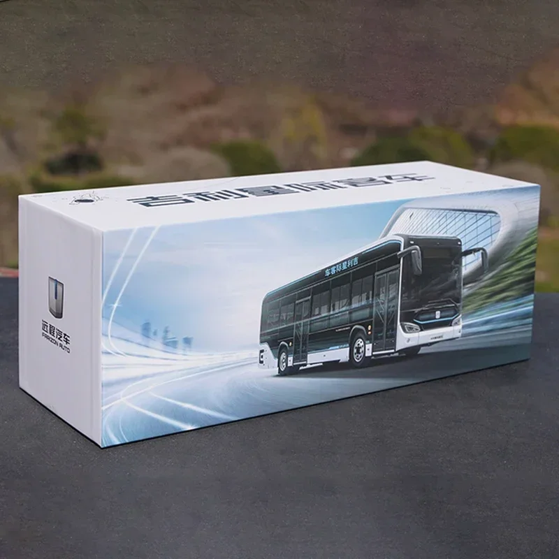 Modèle de Bus de transport électrique en alliage Geely Xingji C12E 1:43, pour cadeau de noël, collection, affichage, offre spéciale