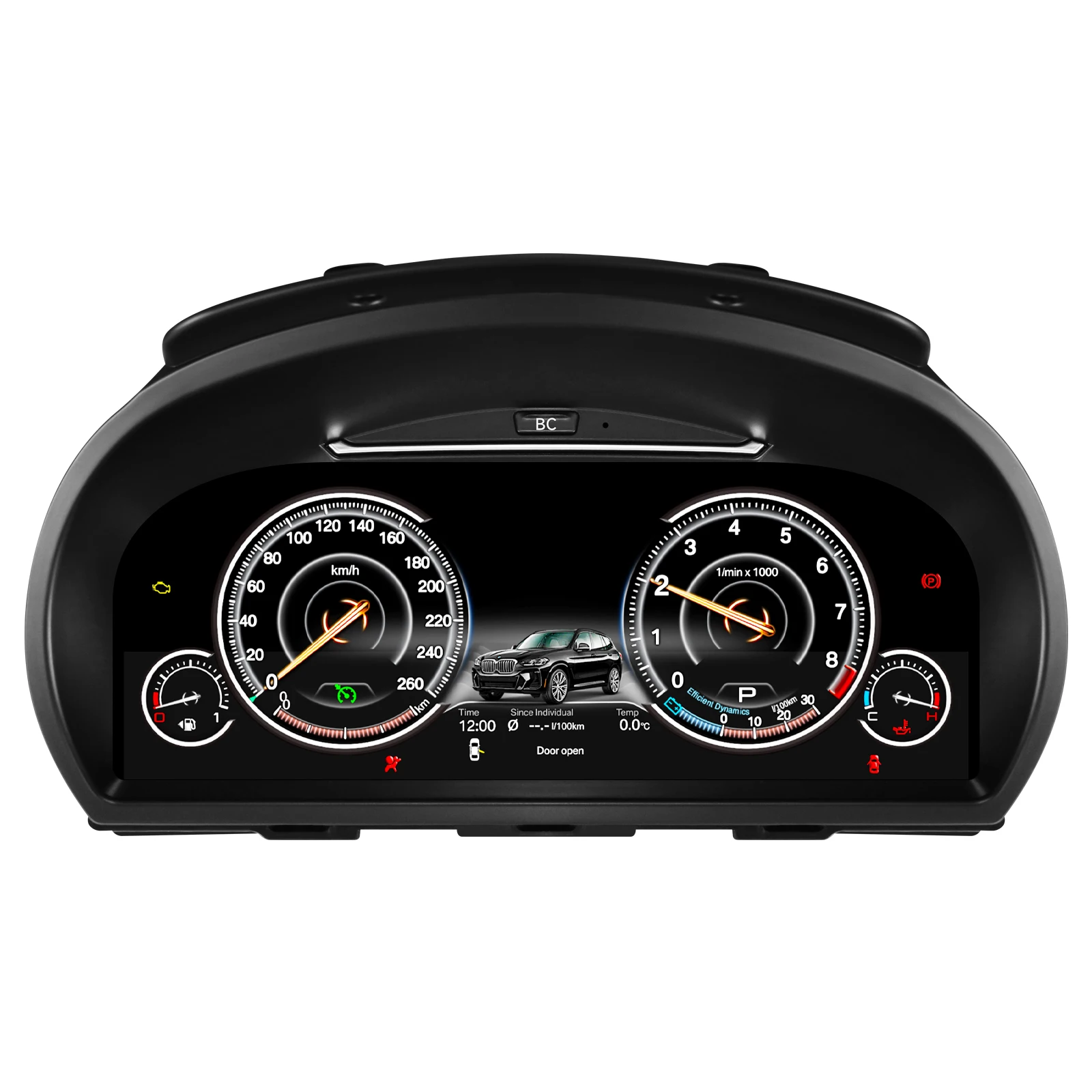 1920*720 Dashboard Panel For BMW X3 E83 2004 - 2010 Digital Instrument Cluster Virtual Cockpit Speedometer 12.3