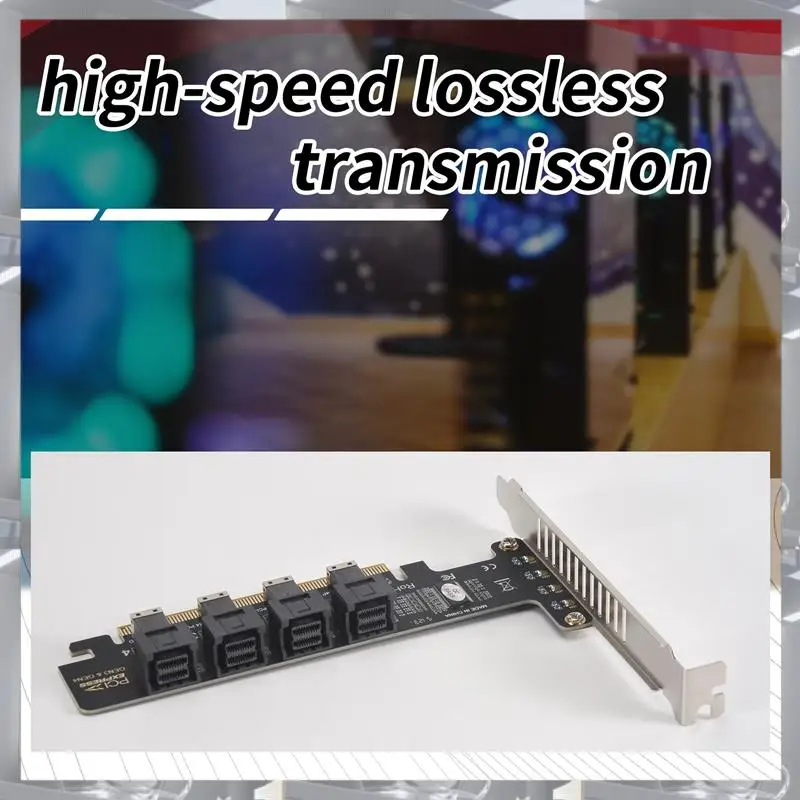 

Hot Selling-NGFF PCI-E 16X To 4 Ports U.2 NVME Split Expansion Card SFF-8639/8643 NVME PCIE SSD Adapter For Mainboard SSD,NGFF P