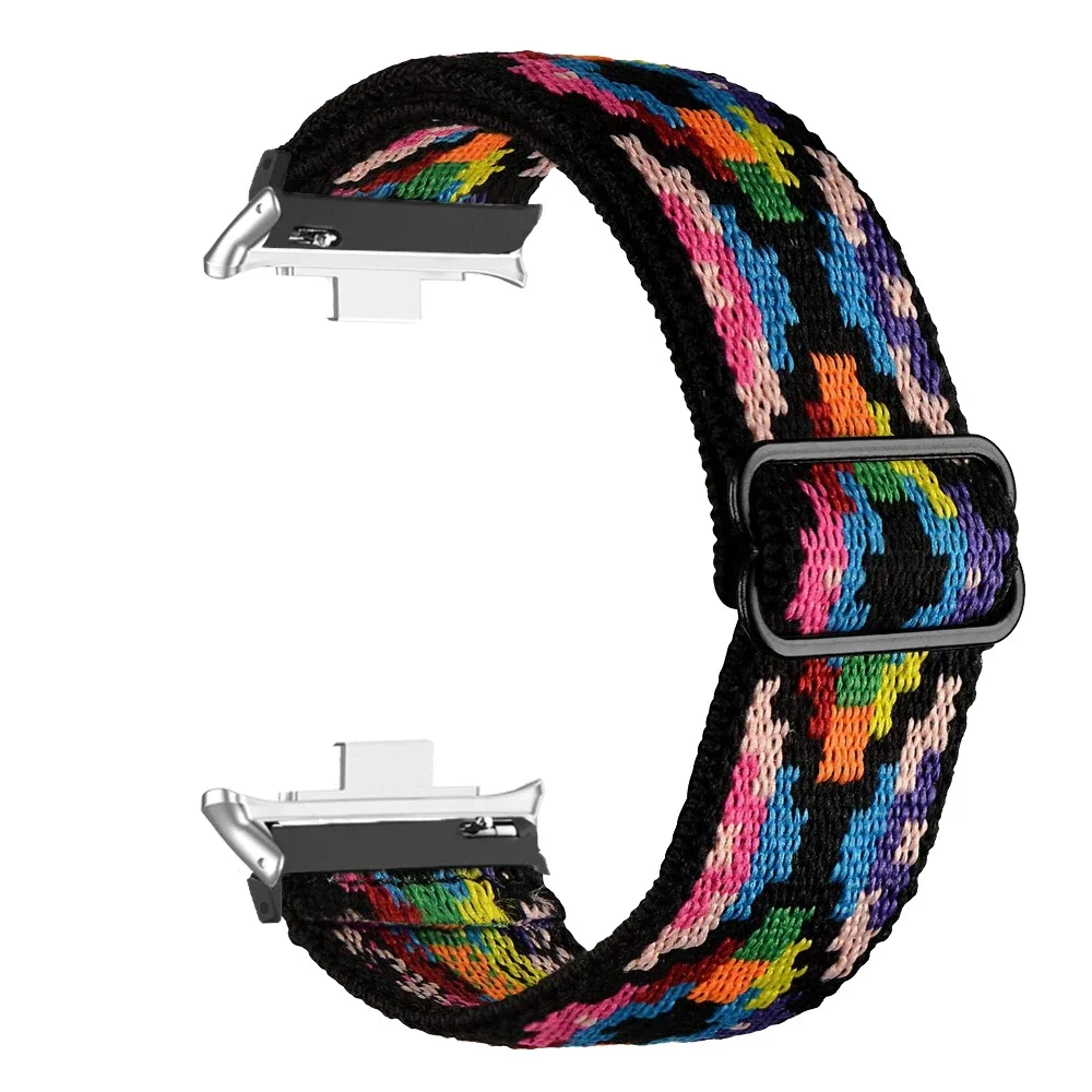 Elastisches Nylon-Armband für Huawei Watch Fit 4/5/5 Pro Ersatz Damen Herren Sport Solo Geflochtenes Uhrenarmband Loop Watch Fit 3 Armband – Detail 25