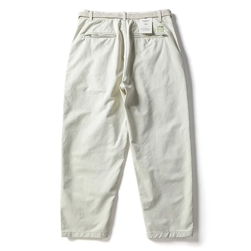 Herren-Schwerlasthose aus Baumwolle mit konischem Schnitt, geradem Bein, für Freizeit, Herbst, Outdoor, Wandern, Camping, dicke, lockere, lange Arbeitshose – Detail 4