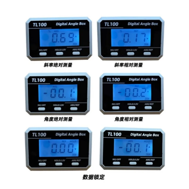 Horizontale Hoek Meter Gradenboog Pitch Gauge Laser Digitale Hoek Box Hoge Precisie Elektronische Inclinometer Model Vliegtuig Tool