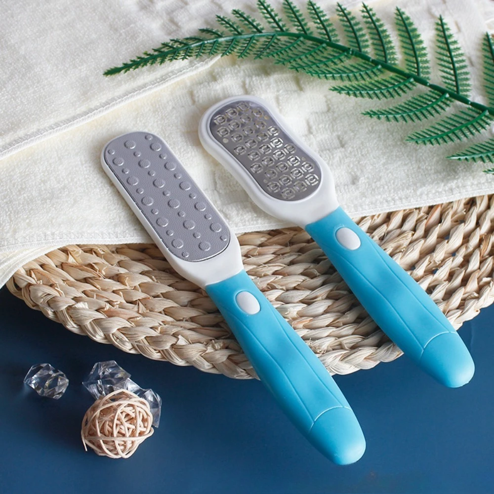 Ferramentas de pedicure doméstica arquivo de placa de pé de aço inoxidável 5 peças moagem pé pele calcanhar remover calos artefato raspador de pé