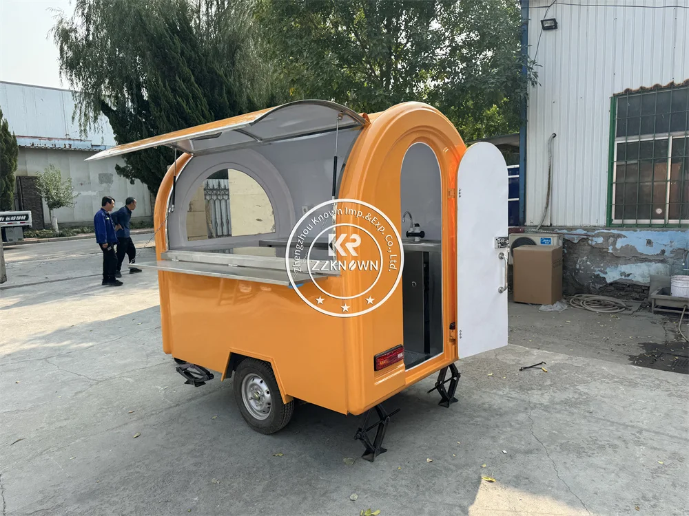 

Mobile Concession Food Truck Trailer Custom Fully Catering Equipments Ice Cream Coffee Kiosk Fast Food Cart For Sale