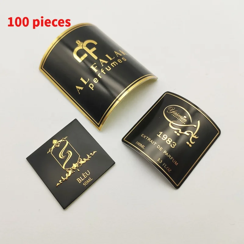 

10 0.Zhang.Custom.Perfume Private Label Luxury Perfume Bottle Glass Metal Sticker Labels Bottles Packaging Custom Desi