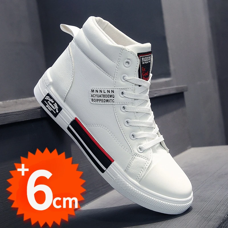 

Men's Elevator Shoes 2025 Men Internal Height Increased 6CM heel casual sports shoes Hidden heel shoes