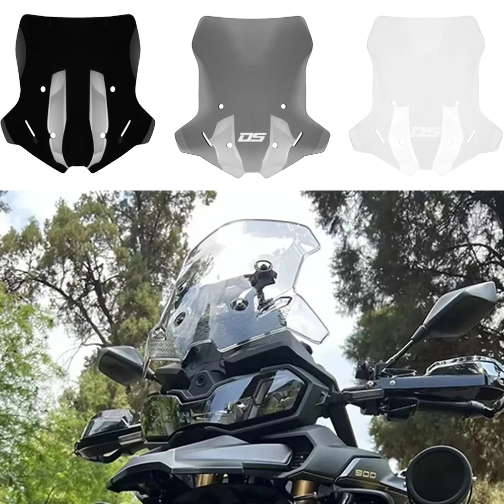 

Для мотоциклов VOGE DS900X DSX900 900DSX DS900 2024 2025 LONGXIN: Увеличенная по высоте передняя ветровая стеклянная панель, ветровики