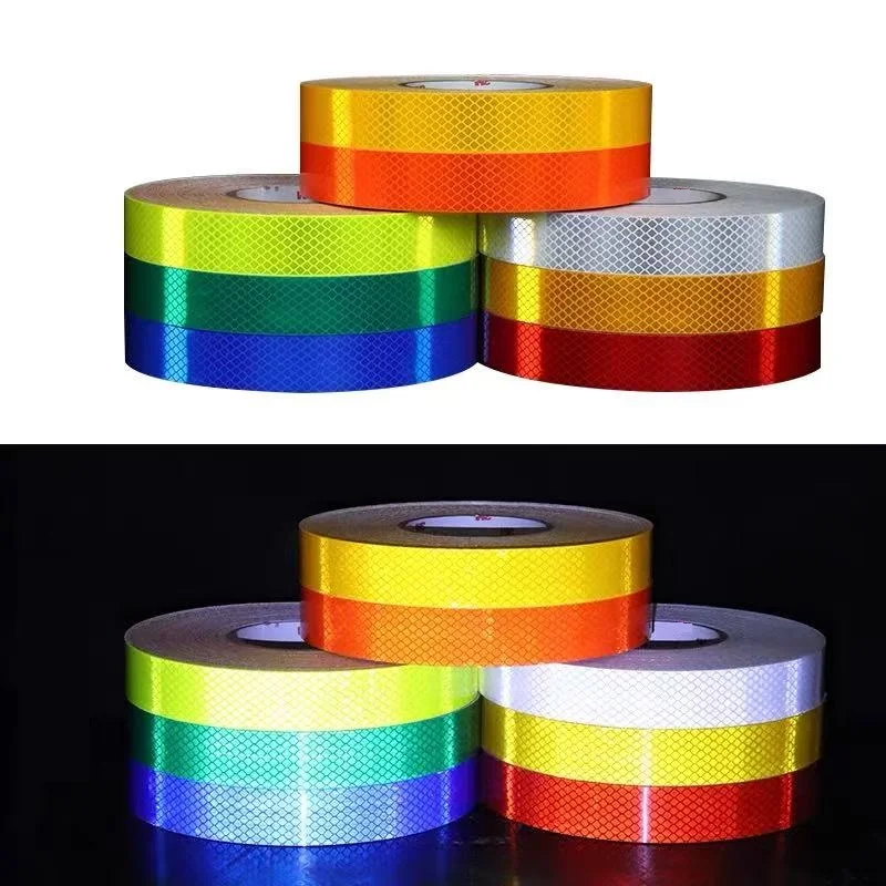3 ซม.x 3 M เกรดเพชรรถสติกเกอร์สะท้อนแสง,DIY คําเตือน Anti-collision ป้ายรถสติกเกอร์, ตกแต่งร่างกาย Ccratch สติกเกอร์