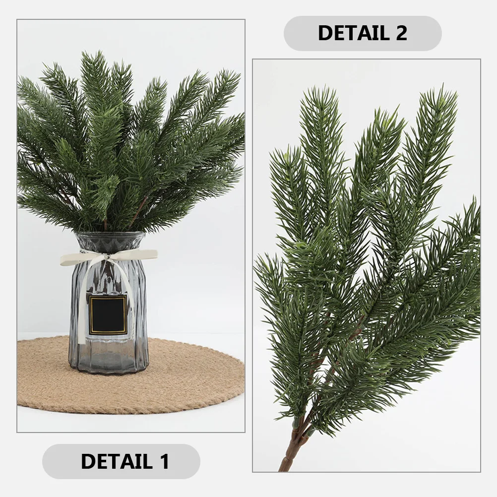 

Christmas 2024 Artificial Branchesfake Pine Needle Picks For Wreath Garland Centerpiece Xmas Tree Party Prop Greenery Pine Picks