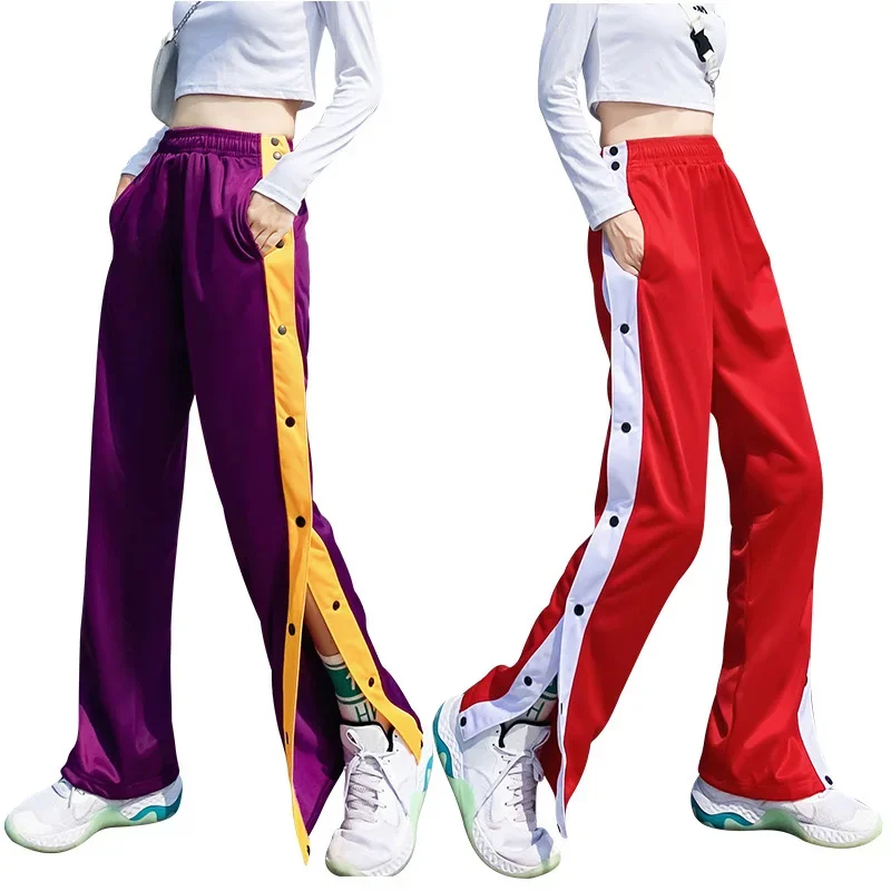 Winter Men Women Running Sport Pants Football Training Joggings Sweatpants Basketball Soccer Hip Hop Thermal Buttons Trousers