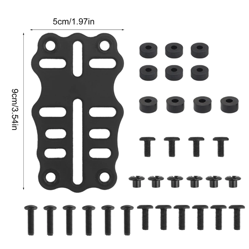 Adaptadores fundas tácticas, Base, sistema bloqueo rápido, accesorios fundas 24BD