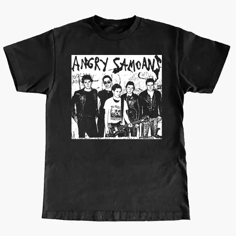 Angry Samoans T-Shirt Combine Fun Printed Shirt Men's And Women's Short Sleeve T-shirts