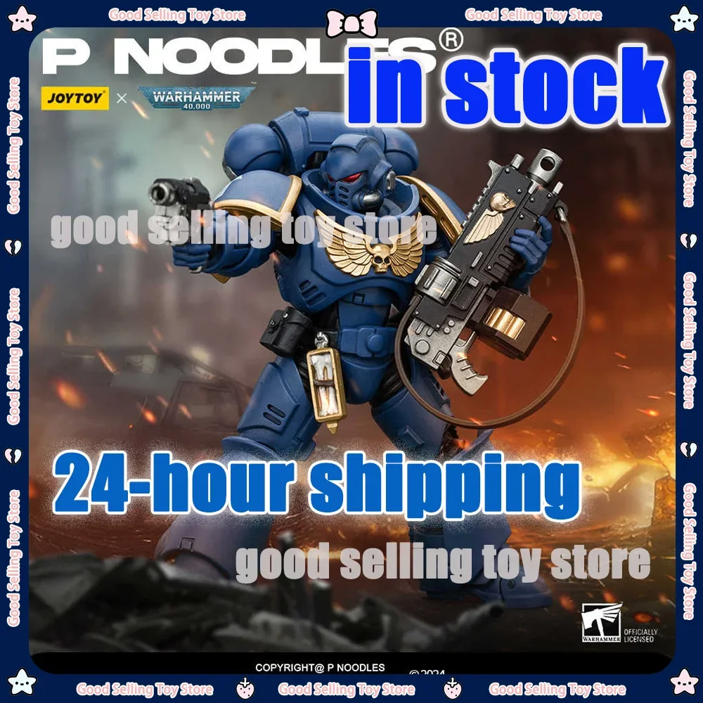 [متوفر] JOYTOY Warhammer 40K 1/18 شخصيات الحركة Ultramarines Intercessors V4 شخصيات كرتونية لعبة مجسمة هدايا عيد ميلاد الأطفال