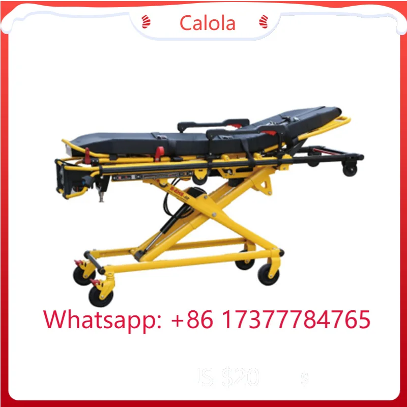 

High-Strength Aluminum Alloy Adjustable Ambulance Emergency Stretcher