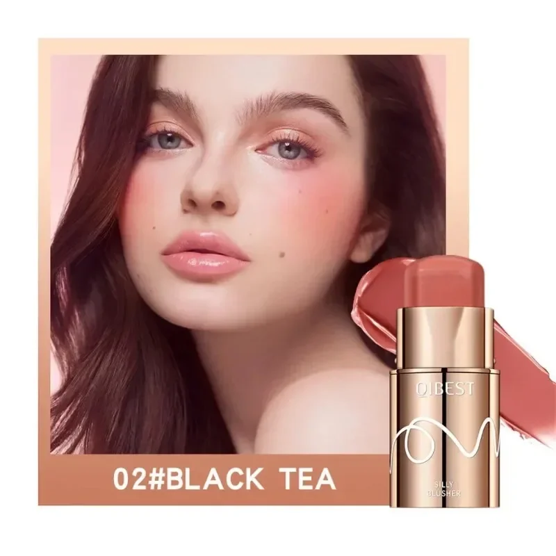 Blush Stick Face Brightening Makeup 3-in-1 Eyes Cheek and Lip Tint Waterproof Long Lasting Blush Cream Multifunct Cosmetics