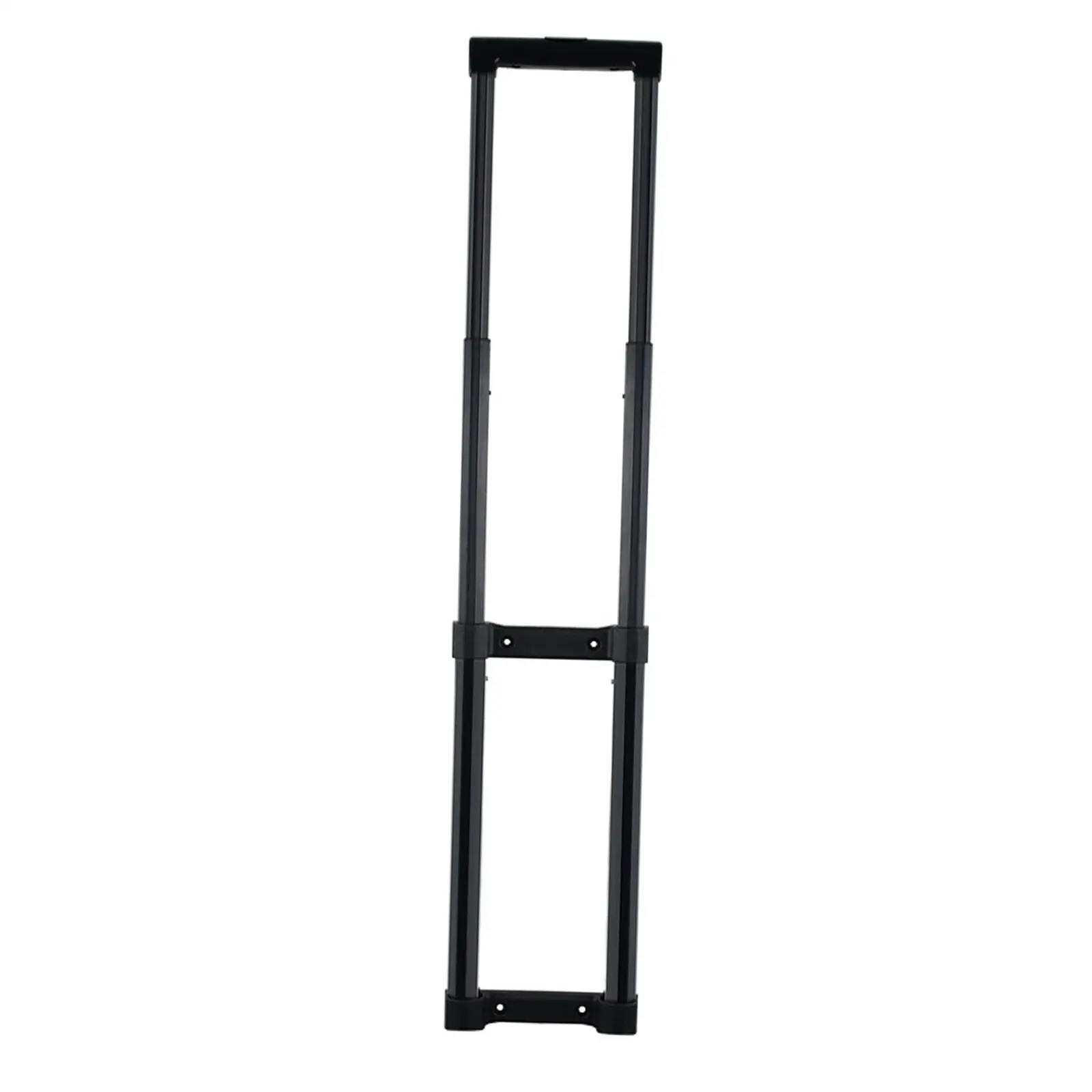 Suitcase Telescopic Handle Suitcase Pull Drag Rod Metal Black Sturdy Stretchable