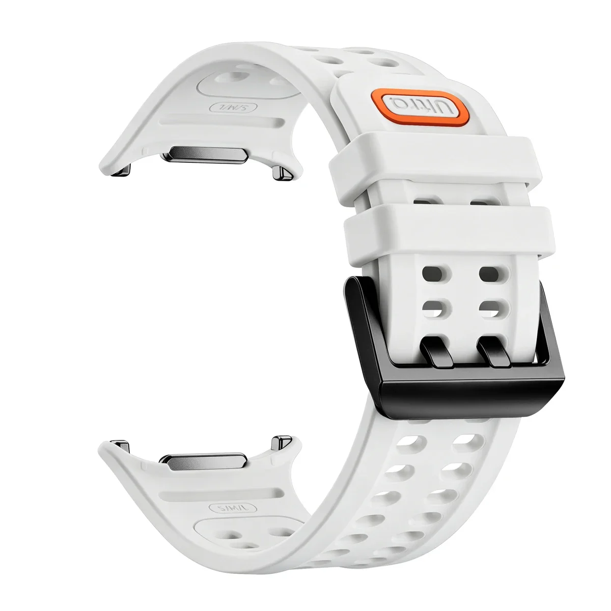 Original Silikonarmband für Samsung Galaxy Watch Ultra 2 47mm Marine Sport Armband Correa für GalaxyWatch Ultra 2026 2025 Bänder – Detail 24
