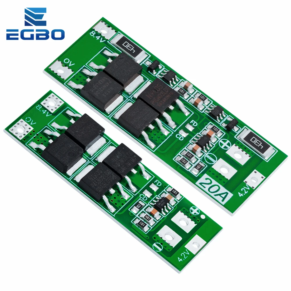 1PCS~20PCS 2S 20A 7.4V 8.4V 18650 Lithium Battery Protection Board/BMS Board Standard/Balance For DIY