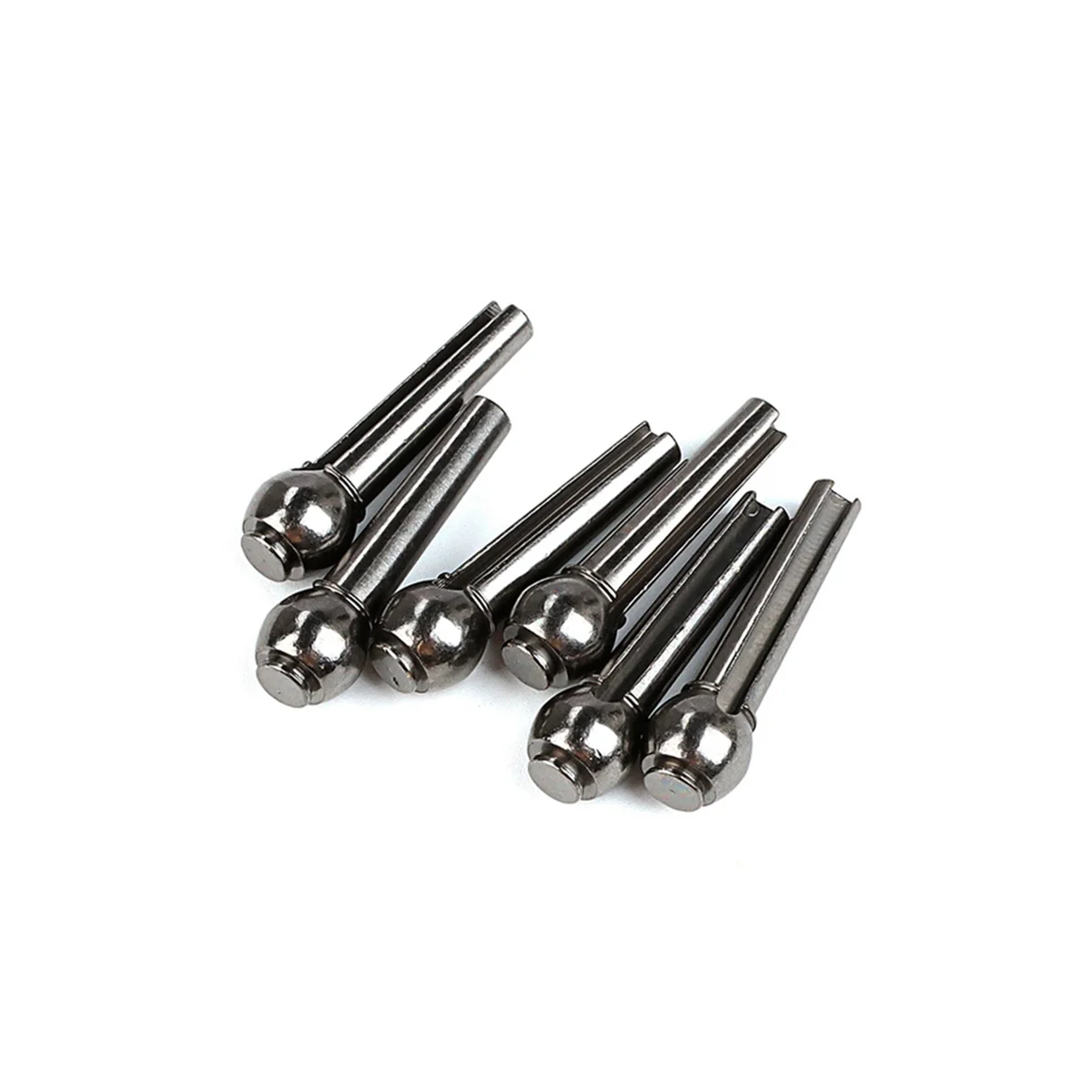 A71P 6 قطعة دبابيس جسر الغيتار السرج الجوز سلاسل أوتاد الأظافر للجيتار الصوتي الشعبي #5